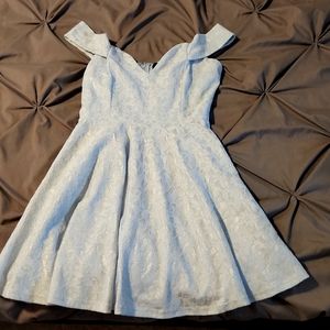 Light blue dress, size 4, Trac brand